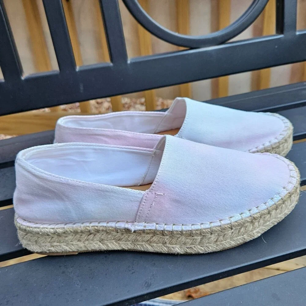 Splendid Laney Pastel Tie Dye Platform Espadrilles - Sz 10 - Picture 2 of 8